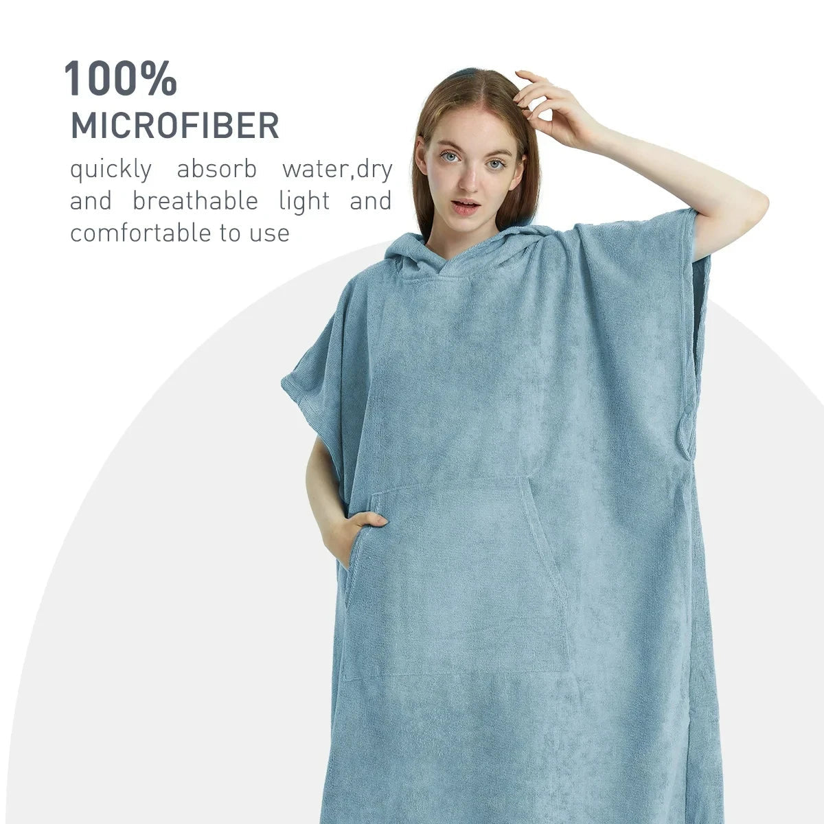 Surf Poncho Towel Poncho Quick-Dry Towel Hoodie Microfiber Beach Robe Changing Poncho Swim Towel Beach Poncho For Adults - FitHealthHavenFitHealthHavenFitHealthHaven14:691Dark Grey;5:20144670078x110cmDark Grey78x110cmSurf Poncho Towel Poncho Quick-Dry Towel Hoodie Microfiber Beach Robe Changing Poncho Swim Towel Beach Poncho For Adults