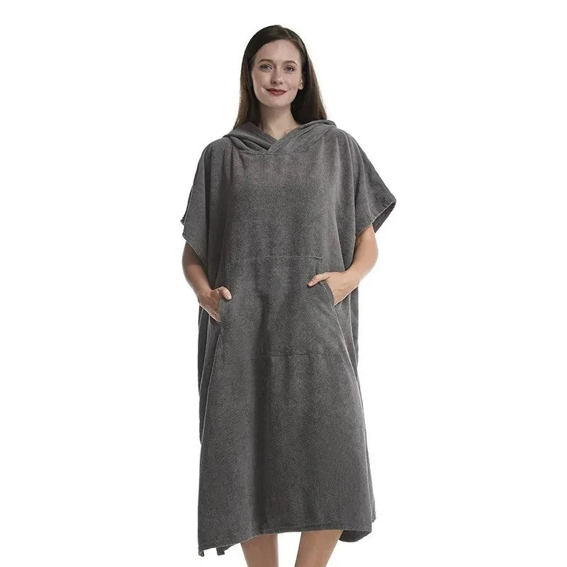 Surf Poncho Towel Poncho Quick-Dry Towel Hoodie Microfiber Beach Robe Changing Poncho Swim Towel Beach Poncho For Adults - FitHealthHavenFitHealthHavenFitHealthHaven14:691Dark Grey;5:20144670078x110cmDark Grey78x110cmSurf Poncho Towel Poncho Quick-Dry Towel Hoodie Microfiber Beach Robe Changing Poncho Swim Towel Beach Poncho For Adults