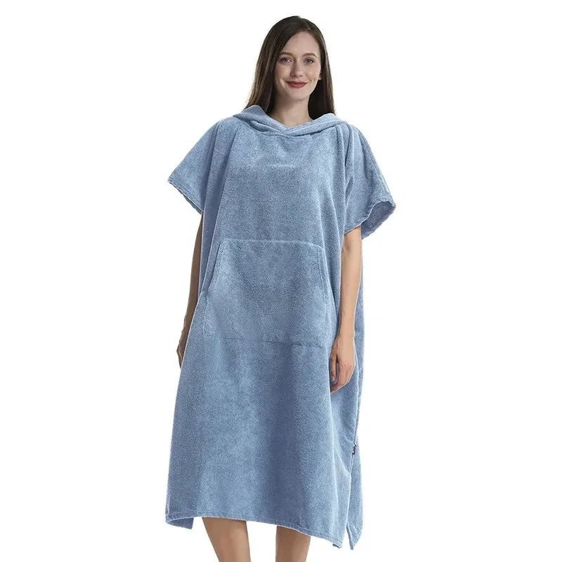 Surf Poncho Towel Poncho Quick-Dry Towel Hoodie Microfiber Beach Robe Changing Poncho Swim Towel Beach Poncho For Adults - FitHealthHavenFitHealthHavenFitHealthHaven14:173Light Blue;5:20144670078x110cmLight Blue78x110cmSurf Poncho Towel Poncho Quick-Dry Towel Hoodie Microfiber Beach Robe Changing Poncho Swim Towel Beach Poncho For Adults