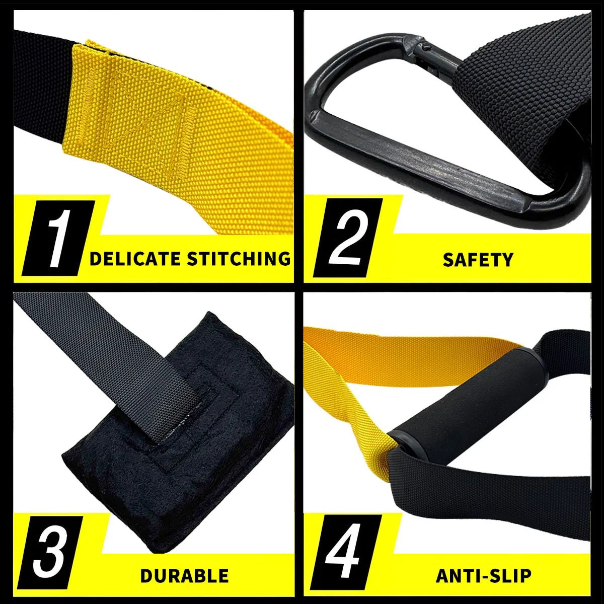 Suspended Training Belt with Bungee Storage Bag for Pull-ups, Pilates, Strength Training and Resistance Home Exercise Supplies - FitHealthHavenFitHealthHavenFitHealthHaven14:291set;200007763:2013361001setCHINASuspended Training Belt with Bungee Storage Bag for Pull-ups, Pilates, Strength Training and Resistance Home Exercise Supplies