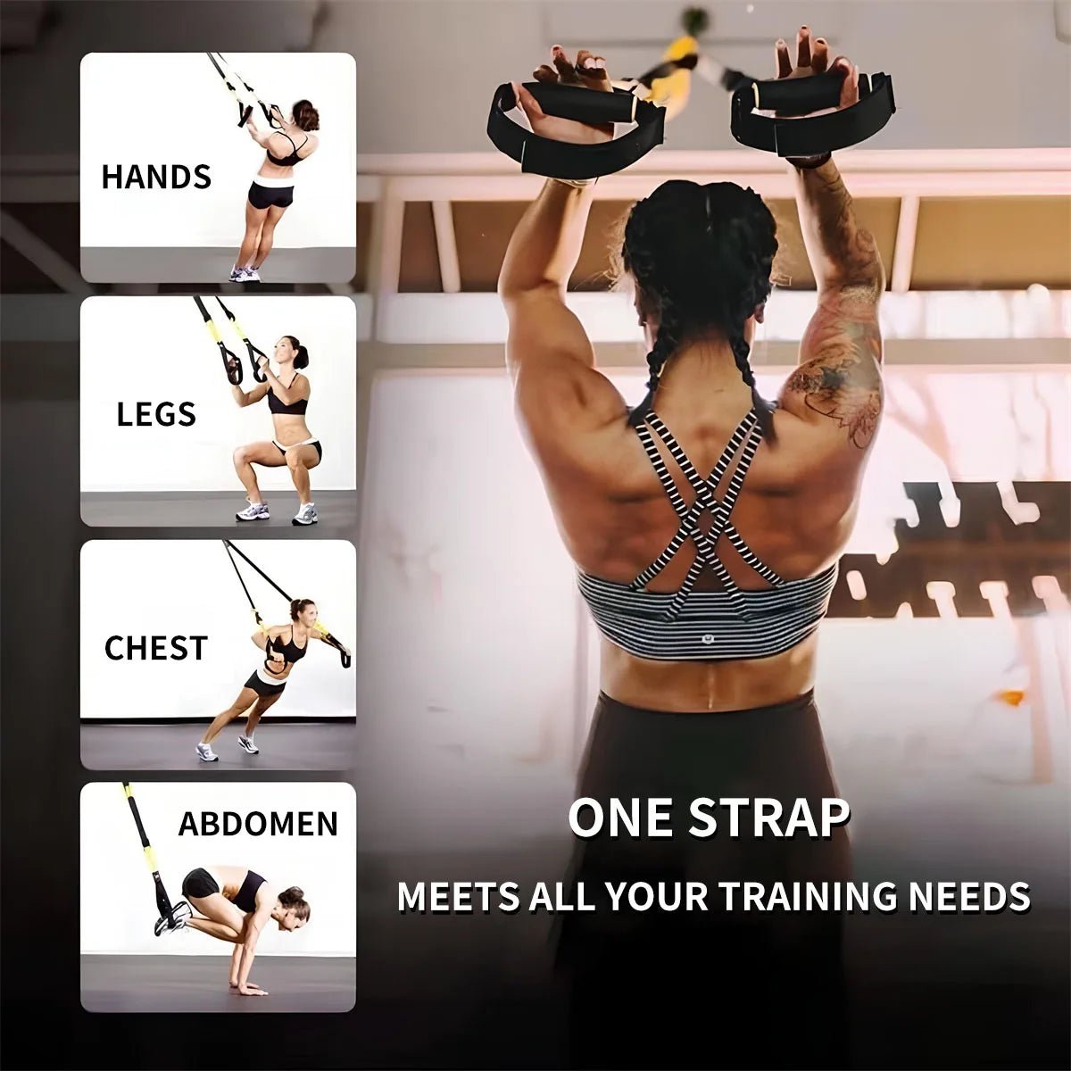 Suspended Training Belt with Bungee Storage Bag for Pull-ups, Pilates, Strength Training and Resistance Home Exercise Supplies - FitHealthHavenFitHealthHavenFitHealthHaven14:291set;200007763:2013361001setCHINASuspended Training Belt with Bungee Storage Bag for Pull-ups, Pilates, Strength Training and Resistance Home Exercise Supplies