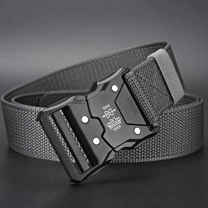 Tactical Waist Belt - Durable Automatic Buckle, Perfect for Outdoor Adventures, Unisex Accessories for Men and Women - FitHealthHavenFitHealthHavenFitHealthHaven14:175B1 gray;200000858:200006543B1 gray120cmTactical Waist Belt - Durable Automatic Buckle, Perfect for Outdoor Adventures, Unisex Accessories for Men and Women