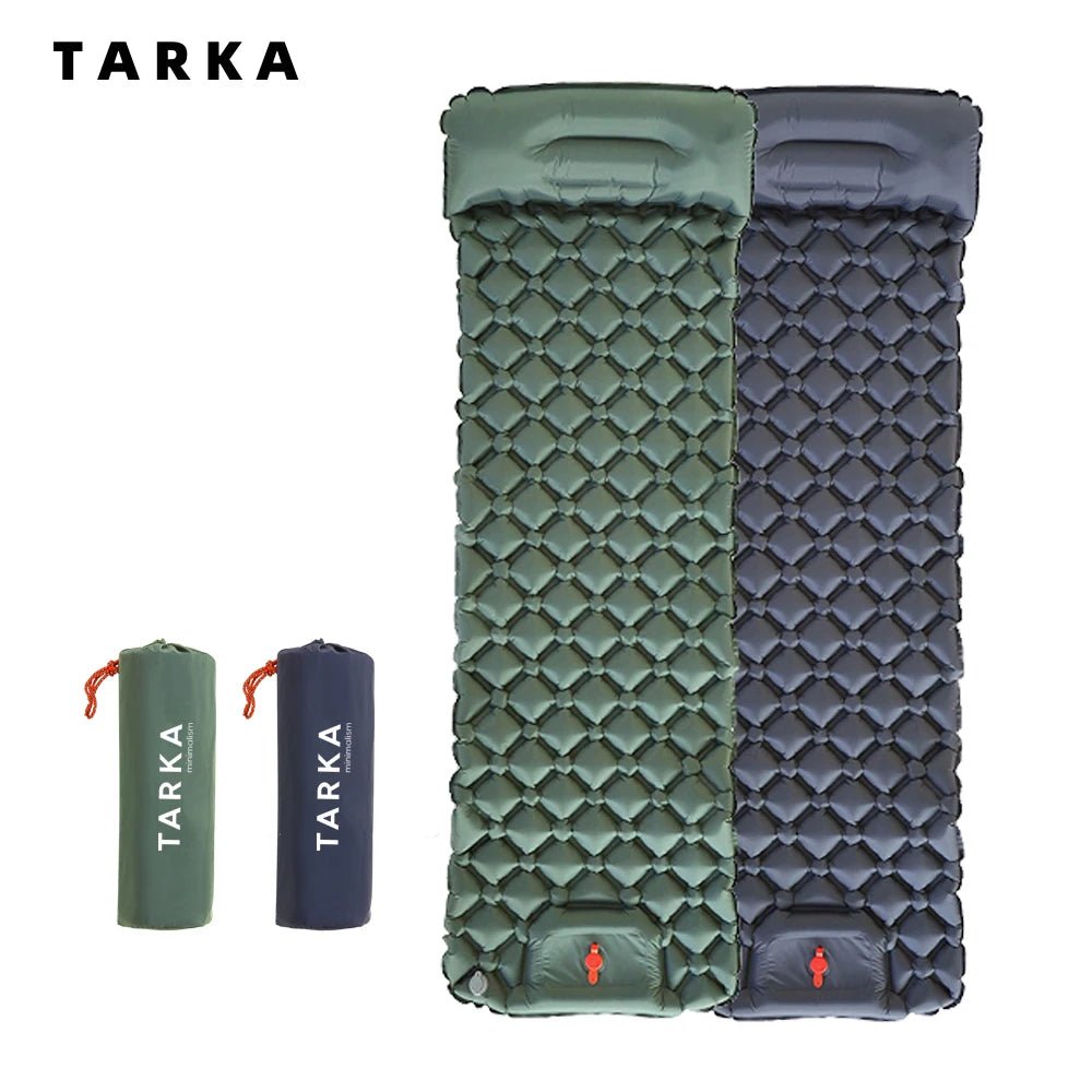 TARKA Inflatable Camping Mats Air Mattress With Pillow Outdoor Tourist Sleeping Pad Self-Inflating Mattress For Hiking Climbing - FitHealthHavenFitHealthHavenFitHealthHaven14:865NavyNavyTARKA Inflatable Camping Mats Air Mattress With Pillow Outdoor Tourist Sleeping Pad Self-Inflating Mattress For Hiking Climbing