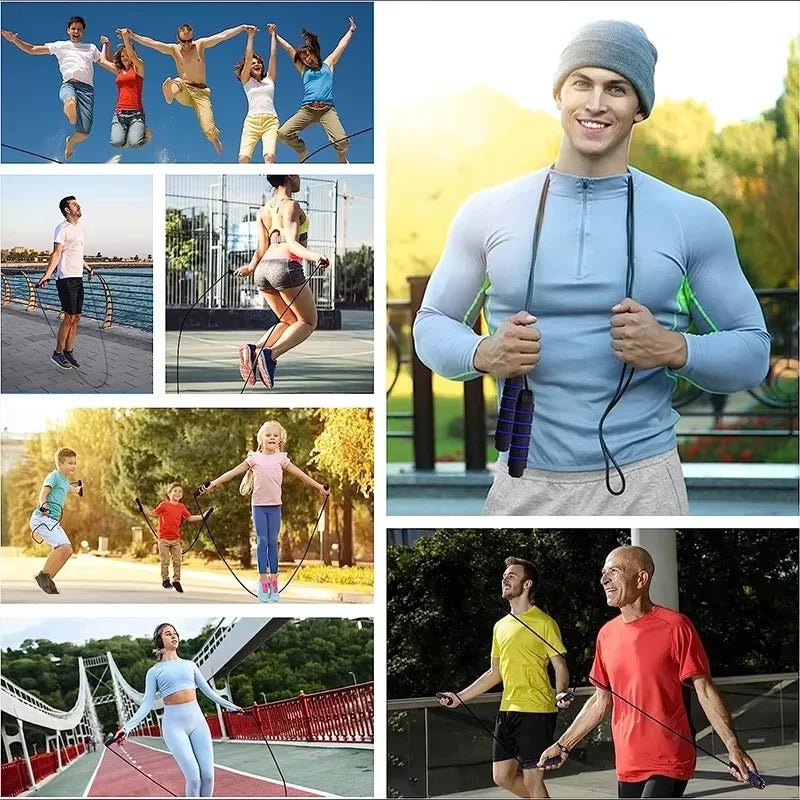 The New Jump Rope Steel Wire Skipping Exercise Adjustable Jumping Fitness Workout Training Home Sport Equipment Tangle-Free - FitHealthHavenFitHealthHavenFitHealthHaven14:29redredThe New Jump Rope Steel Wire Skipping Exercise Adjustable Jumping Fitness Workout Training Home Sport Equipment Tangle-Free