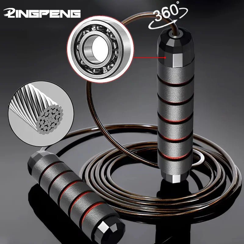 The New Jump Rope Steel Wire Skipping Exercise Adjustable Jumping Fitness Workout Training Home Sport Equipment Tangle-Free - FitHealthHavenFitHealthHavenFitHealthHaven14:29redredThe New Jump Rope Steel Wire Skipping Exercise Adjustable Jumping Fitness Workout Training Home Sport Equipment Tangle-Free