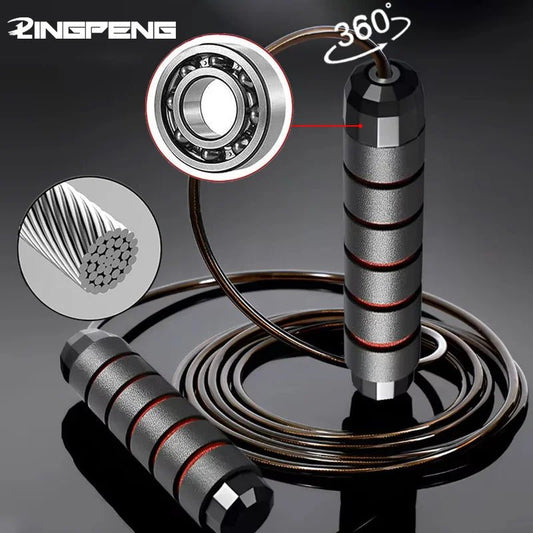 The New Jump Rope Steel Wire Skipping Exercise Adjustable Jumping Fitness Workout Training Home Sport Equipment Tangle-Free - FitHealthHavenFitHealthHavenFitHealthHaven14:29redredThe New Jump Rope Steel Wire Skipping Exercise Adjustable Jumping Fitness Workout Training Home Sport Equipment Tangle-Free