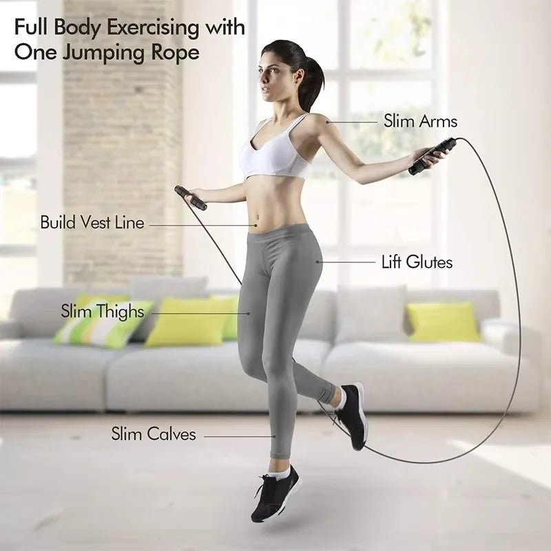 The New Jump Rope Steel Wire Skipping Exercise Adjustable Jumping Fitness Workout Training Home Sport Equipment Tangle-Free - FitHealthHavenFitHealthHavenFitHealthHaven14:29redredThe New Jump Rope Steel Wire Skipping Exercise Adjustable Jumping Fitness Workout Training Home Sport Equipment Tangle-Free