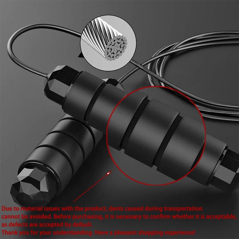 The New Jump Rope Steel Wire Skipping Exercise Adjustable Jumping Fitness Workout Training Home Sport Equipment Tangle-Free - FitHealthHavenFitHealthHavenFitHealthHaven14:29redredThe New Jump Rope Steel Wire Skipping Exercise Adjustable Jumping Fitness Workout Training Home Sport Equipment Tangle-Free