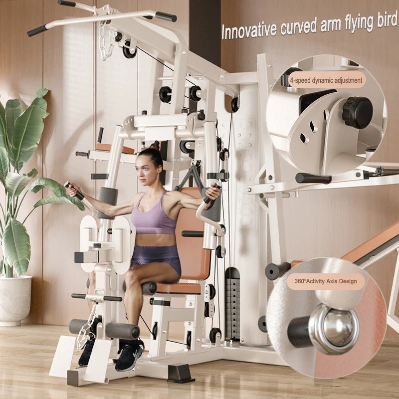 Three Person Station Multifunctional Comprehensive Fitness Equipment Topic Combination Set Indoor Large Sports Butterfly Machine - FitHealthHavenFitHealthHavenFitHealthHaven14:771;200007763:201336100BeigeCHINAThree Person Station Multifunctional Comprehensive Fitness Equipment Topic Combination Set Indoor Large Sports Butterfly Machine
