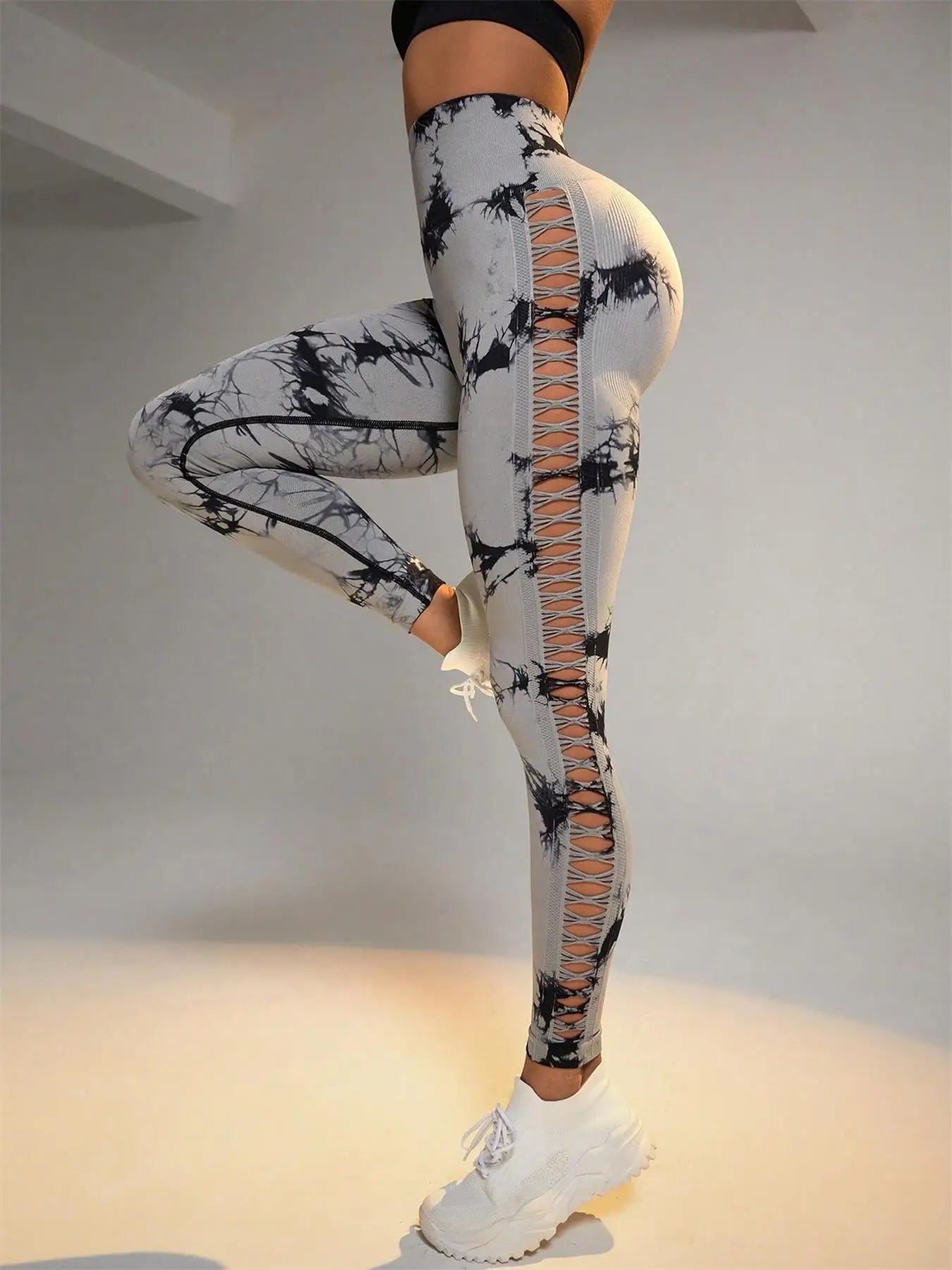 Tie Dye Seamless Leggings for Women High Waist Yoga Pants, Scrunch Butt Lifting Elastic Tights, Side mesh design - FitHealthHavenFitHealthHavenFitHealthHaven14:350853light gray;5:361386light grayMTie Dye Seamless Leggings for Women High Waist Yoga Pants, Scrunch Butt Lifting Elastic Tights, Side mesh design