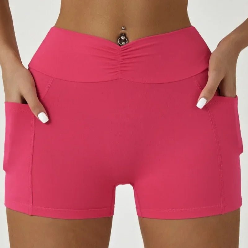 Tight Fitting Hip Yoga Shorts Pockets Women High Waisted Fitness Outdoor Leggings Scrunch Lifting Yoga Biker Shorts - FitHealthHavenFitHealthHavenFitHealthHaven14:8519810455Blue;5:100014065BlueXLTight Fitting Hip Yoga Shorts Pockets Women High Waisted Fitness Outdoor Leggings Scrunch Lifting Yoga Biker Shorts