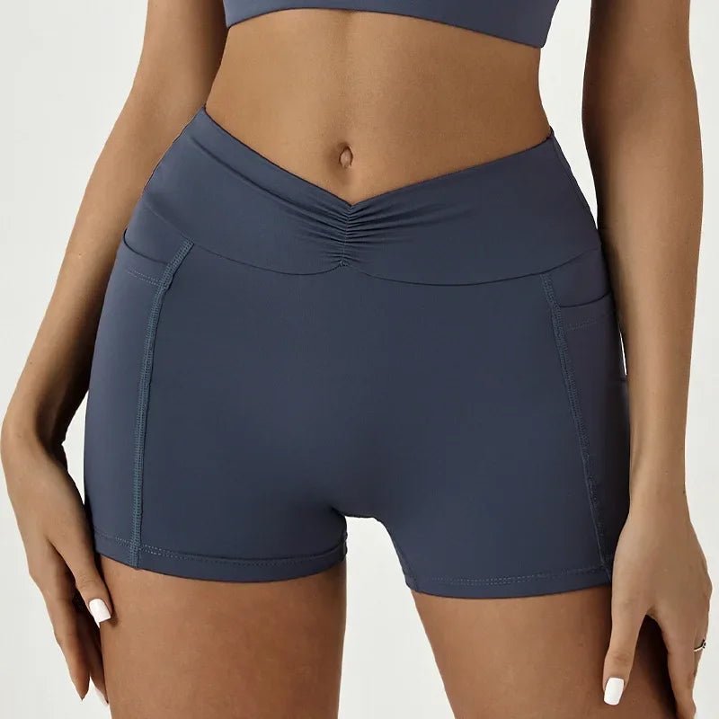 Tight Fitting Hip Yoga Shorts Pockets Women High Waisted Fitness Outdoor Leggings Scrunch Lifting Yoga Biker Shorts - FitHealthHavenFitHealthHavenFitHealthHaven14:8519810455Blue;5:100014065BlueXLTight Fitting Hip Yoga Shorts Pockets Women High Waisted Fitness Outdoor Leggings Scrunch Lifting Yoga Biker Shorts