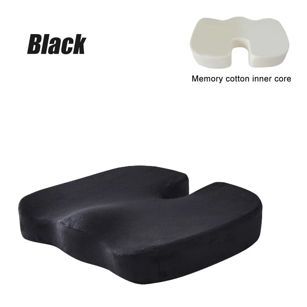Travel Seat Cushion Memory Foam U-Shaped Pillow for Chair Cushion Pad Car Office Hip Support Massage Orthopedic Pillow - FitHealthHavenFitHealthHavenFitHealthHaven14:29BlackBlackTravel Seat Cushion Memory Foam U-Shaped Pillow for Chair Cushion Pad Car Office Hip Support Massage Orthopedic Pillow