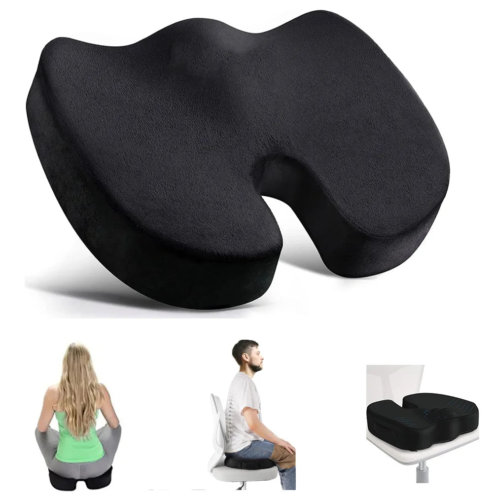 Travel Seat Cushion Memory Foam U-Shaped Pillow for Chair Cushion Pad Car Office Hip Support Massage Orthopedic Pillow - FitHealthHavenFitHealthHavenFitHealthHaven14:366GrayGrayTravel Seat Cushion Memory Foam U-Shaped Pillow for Chair Cushion Pad Car Office Hip Support Massage Orthopedic Pillow