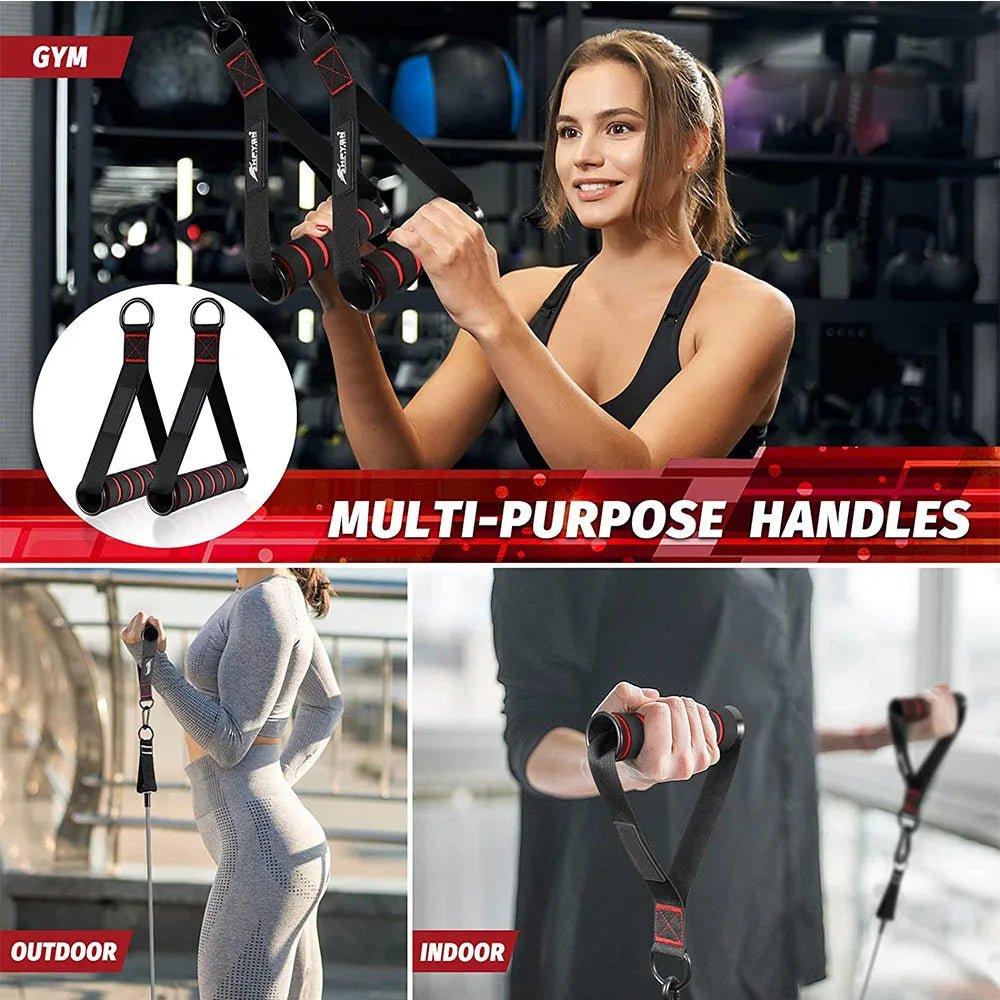 Triceps Lowering Rope Face Pull Handles Push Pull Down Cord For Biceps Back Shoulder Triceps Fitness Tension Rope Gym Accessory - FitHealthHavenFitHealthHavenFitHealthHaven14:29WGAWGATriceps Lowering Rope Face Pull Handles Push Pull Down Cord For Biceps Back Shoulder Triceps Fitness Tension Rope Gym Accessory