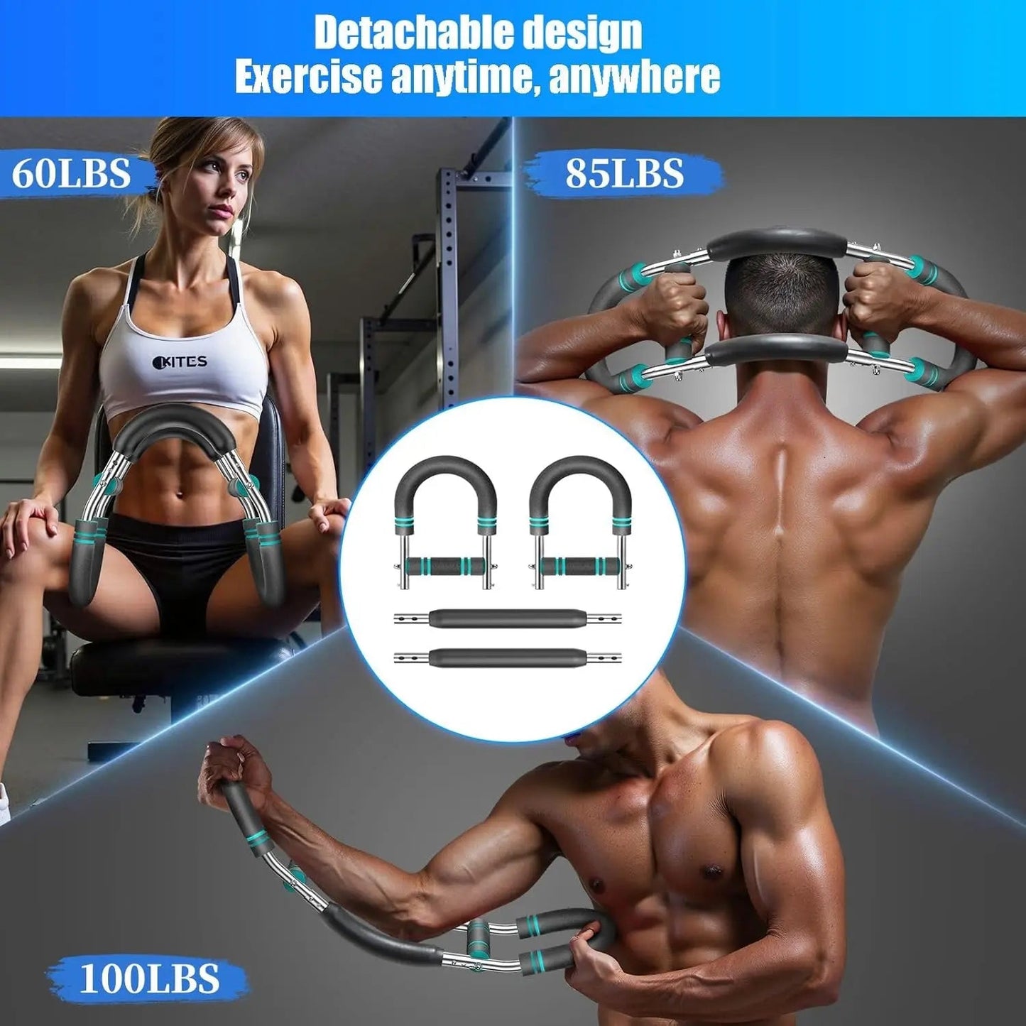 Twister arm Trainer, Adjustable Resistance (60-140 lbs) Chest Workout Equipment,Forearm Power Exercise bar , pectoralis spinalis - FitHealthHavenFitHealthHavenFitHealthHaven14:1931pcs1pcsTwister arm Trainer, Adjustable Resistance (60-140 lbs) Chest Workout Equipment,Forearm Power Exercise bar , pectoralis spinalis