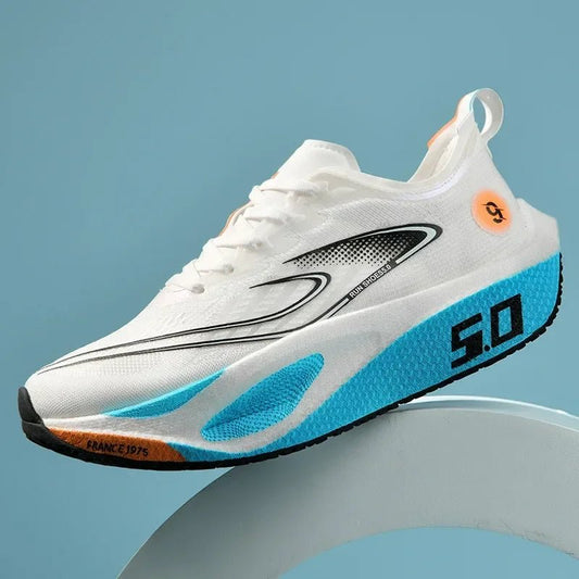 Unisex 2025 Full Carbon Plate Running Shoes Professional Marathon Racing Lightweight Bounce Cushion Breathable Sports Sneakers - FitHealthHavenFitHealthHavenFitHealthHaven14:1052A9 ying hua fen;200000124:200000898A9 ying hua fen38Unisex 2025 Full Carbon Plate Running Shoes Professional Marathon Racing Lightweight Bounce Cushion Breathable Sports Sneakers