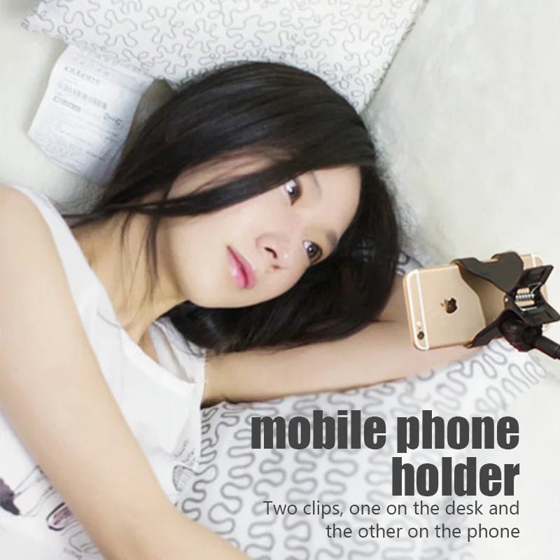 Universal Mobile Phone Holder Flexible Lazy Holder Adjustable Cell Phone Clip Home Bed Desktop Mount Bracket Smartphone Stand - FitHealthHavenFitHealthHavenFitHealthHaven14:193001001Universal Mobile Phone Holder Flexible Lazy Holder Adjustable Cell Phone Clip Home Bed Desktop Mount Bracket Smartphone Stand