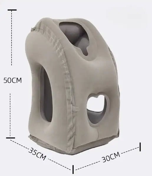 Upgraded Inflatable Air Cushion Travel Pillow Headrest Chin Support Cushions for Airplane Plane Car Office Rest Neck Nap Pillows - FitHealthHavenFitHealthHavenFitHealthHaven14:173B GREYB GREYUpgraded Inflatable Air Cushion Travel Pillow Headrest Chin Support Cushions for Airplane Plane Car Office Rest Neck Nap Pillows