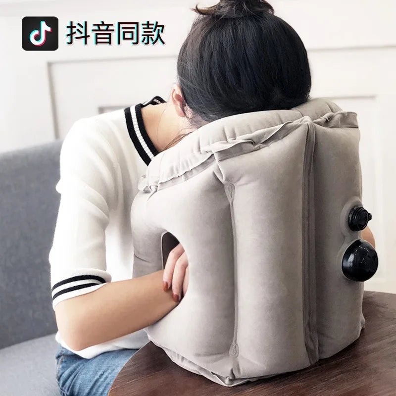 Upgraded Inflatable Air Cushion Travel Pillow Headrest Chin Support Cushions for Airplane Plane Car Office Rest Neck Nap Pillows - FitHealthHavenFitHealthHavenFitHealthHaven14:193greygreyUpgraded Inflatable Air Cushion Travel Pillow Headrest Chin Support Cushions for Airplane Plane Car Office Rest Neck Nap Pillows