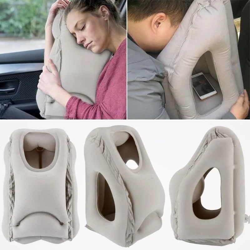Upgraded Inflatable Air Cushion Travel Pillow Headrest Chin Support Cushions for Airplane Plane Car Office Rest Neck Nap Pillows - FitHealthHavenFitHealthHavenFitHealthHaven14:193greygreyUpgraded Inflatable Air Cushion Travel Pillow Headrest Chin Support Cushions for Airplane Plane Car Office Rest Neck Nap Pillows