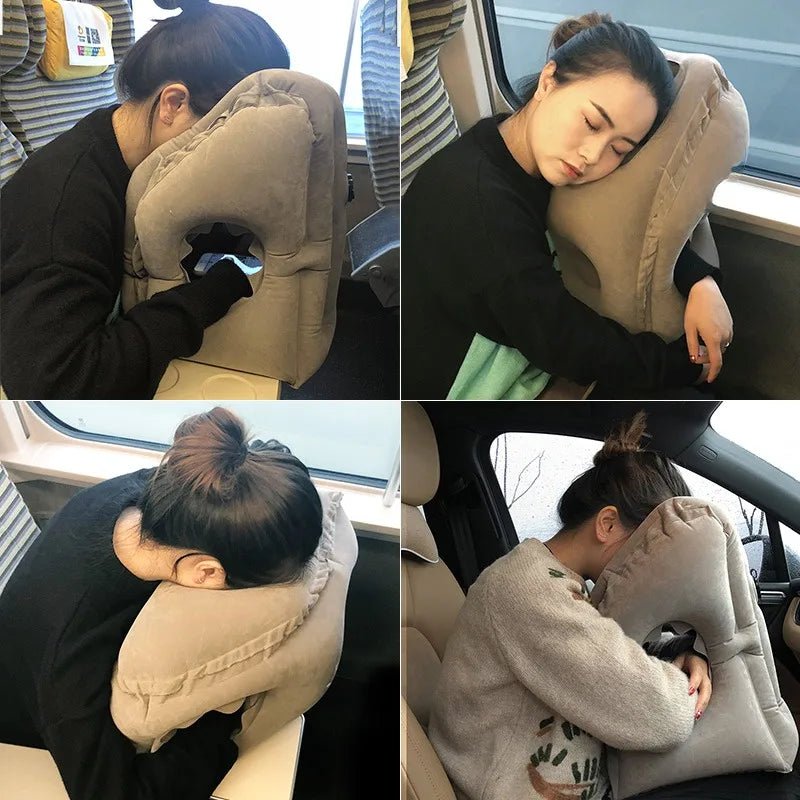 Upgraded Inflatable Air Cushion Travel Pillow Headrest Chin Support Cushions for Airplane Plane Car Office Rest Neck Nap Pillows - FitHealthHavenFitHealthHavenFitHealthHaven14:193greygreyUpgraded Inflatable Air Cushion Travel Pillow Headrest Chin Support Cushions for Airplane Plane Car Office Rest Neck Nap Pillows