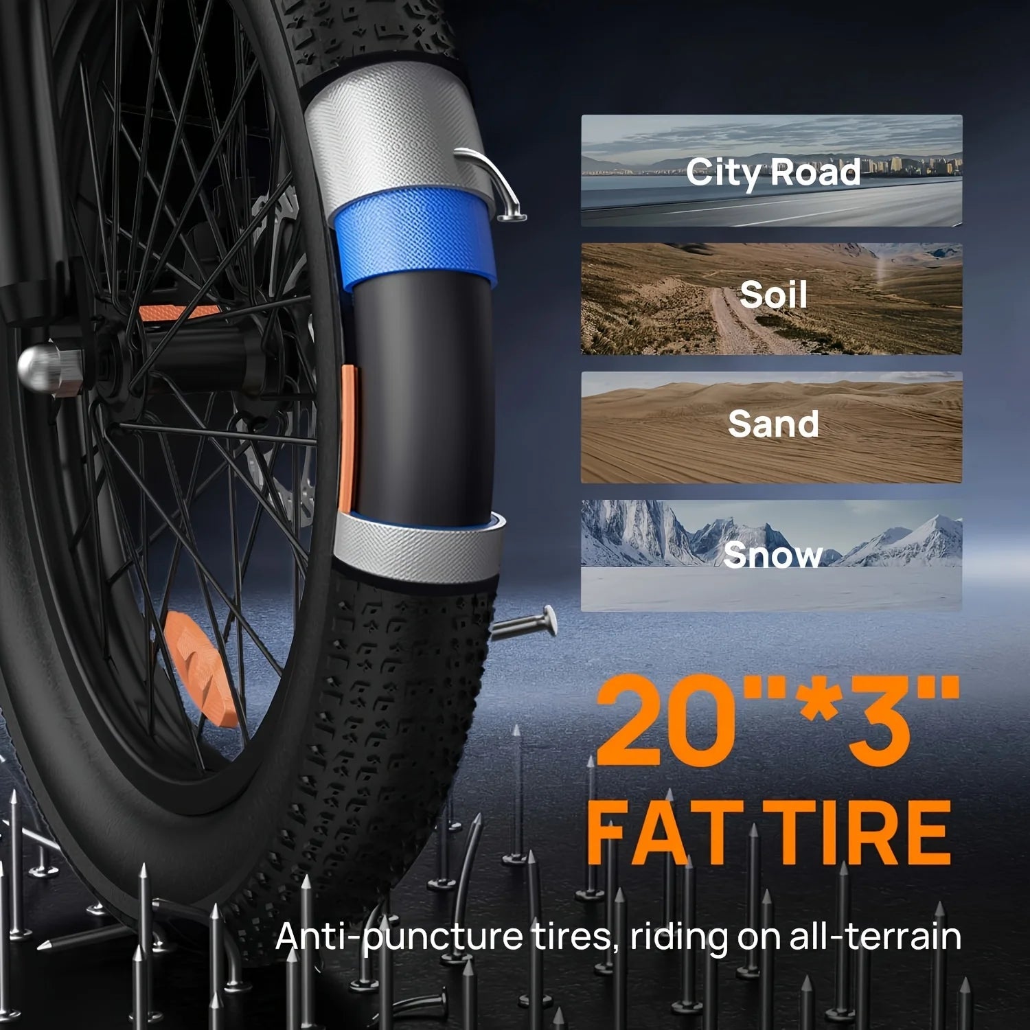 URLIFE 1000W E20 Electric Bike | 48V 13Ah Removable Battery, 20MPH, 20''X3" Fat Tire, 7-Speed E-Bike with Dual Disc Brake - FitHealthHavenFitHealthHavenFitHealthHaven14:193;200007763:201336106blackUnited StatesURLIFE 1000W E20 Electric Bike | 48V 13Ah Removable Battery, 20MPH, 20''X3" Fat Tire, 7-Speed E-Bike with Dual Disc Brake