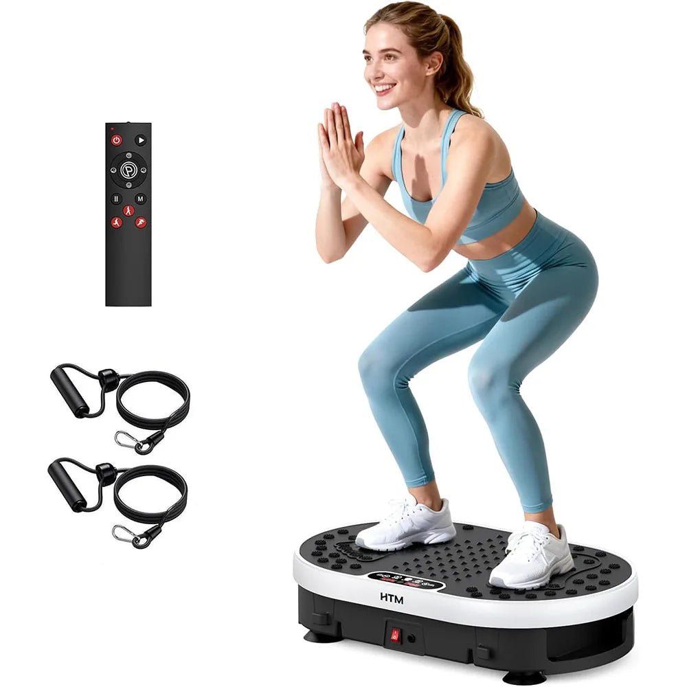 Vibration Plate Exercise Machine 120 Speed Levels 9 Preset Programs Home Fitness Equipment Weight Loss Fat Burning Muscle Toning - FitHealthHavenFitHealthHavenFitHealthHaven14:29White;200007763:201336106WhiteUnited StatesVibration Plate Exercise Machine 120 Speed Levels 9 Preset Programs Home Fitness Equipment Weight Loss Fat Burning Muscle Toning