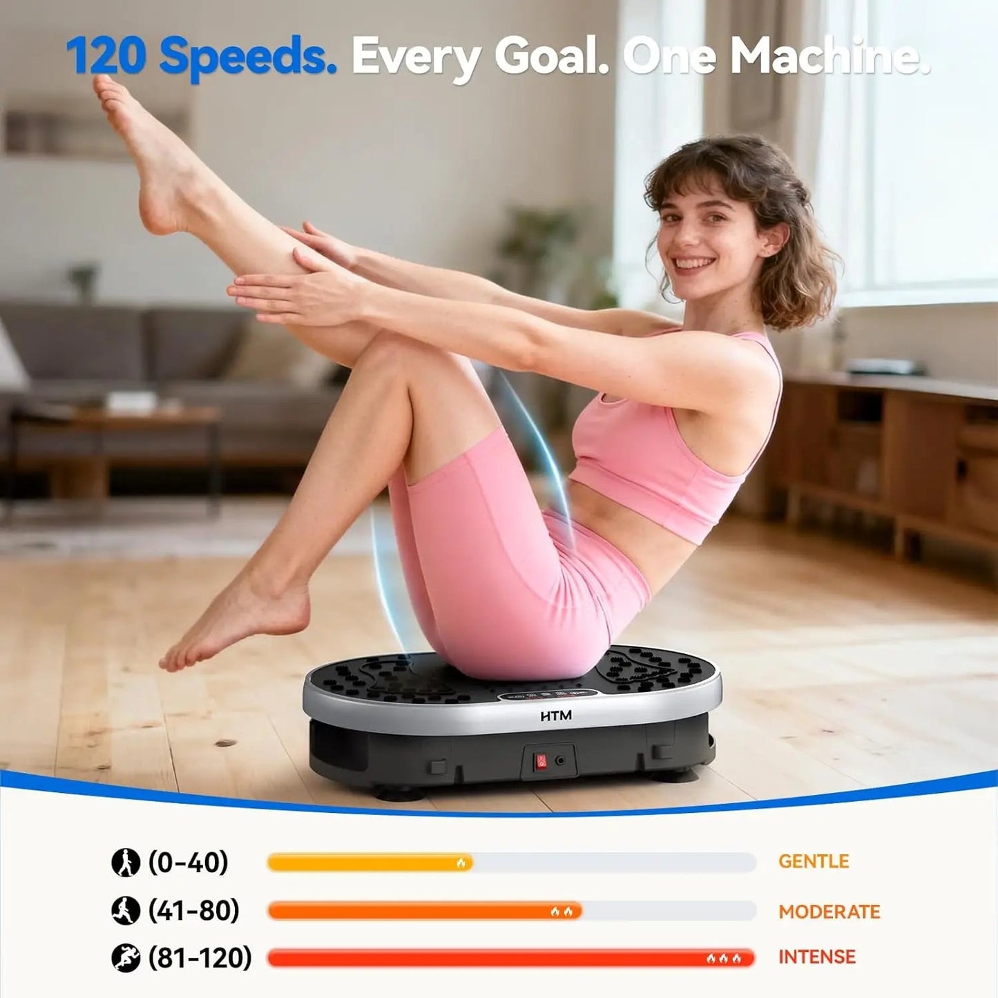 Vibration Plate Exercise Machine 120 Speed Levels 9 Preset Programs Home Fitness Equipment Weight Loss Fat Burning Muscle Toning - FitHealthHavenFitHealthHavenFitHealthHaven14:350853Silver;200007763:201336106SilverUnited StatesVibration Plate Exercise Machine 120 Speed Levels 9 Preset Programs Home Fitness Equipment Weight Loss Fat Burning Muscle Toning