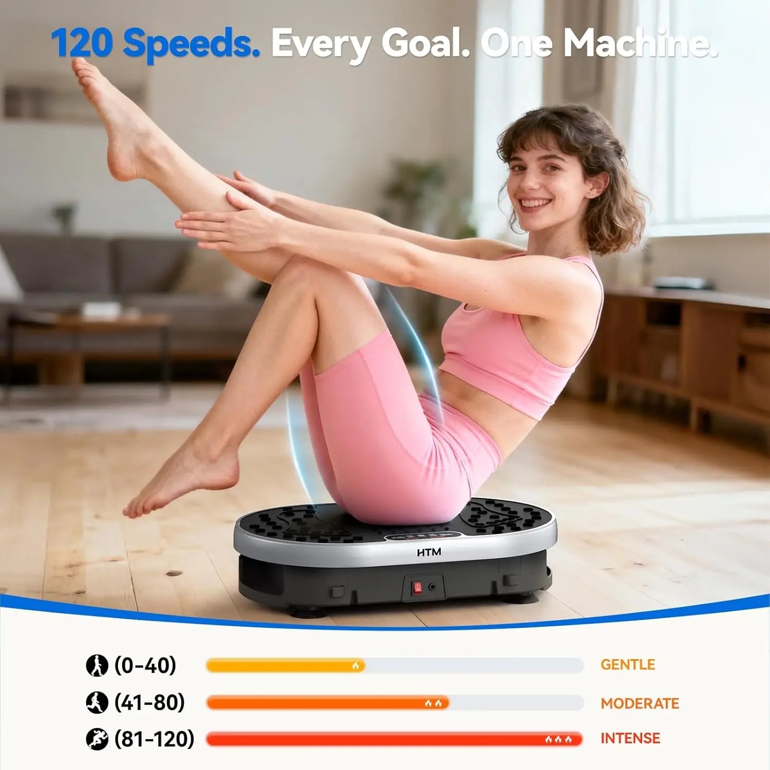 Vibration Plate Exercise Machine 120 Speed Levels 9 Preset Programs Home Fitness Equipment Weight Loss Fat Burning Muscle Toning - FitHealthHavenFitHealthHavenFitHealthHaven14:350853Silver;200007763:201336106SilverUnited StatesVibration Plate Exercise Machine 120 Speed Levels 9 Preset Programs Home Fitness Equipment Weight Loss Fat Burning Muscle Toning