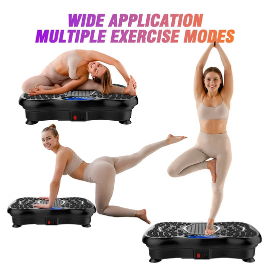 Vibration Plate Exercise Machine Fat-Burning Full Body Workout Power Vibration n Resistance Bands Fitness Equipmen Weight Loss - FitHealthHavenFitHealthHavenFitHealthHaven14:193With Bluetooth;200007763:201336106With BluetoothUnited StatesVibration Plate Exercise Machine Fat-Burning Full Body Workout Power Vibration n Resistance Bands Fitness Equipmen Weight Loss