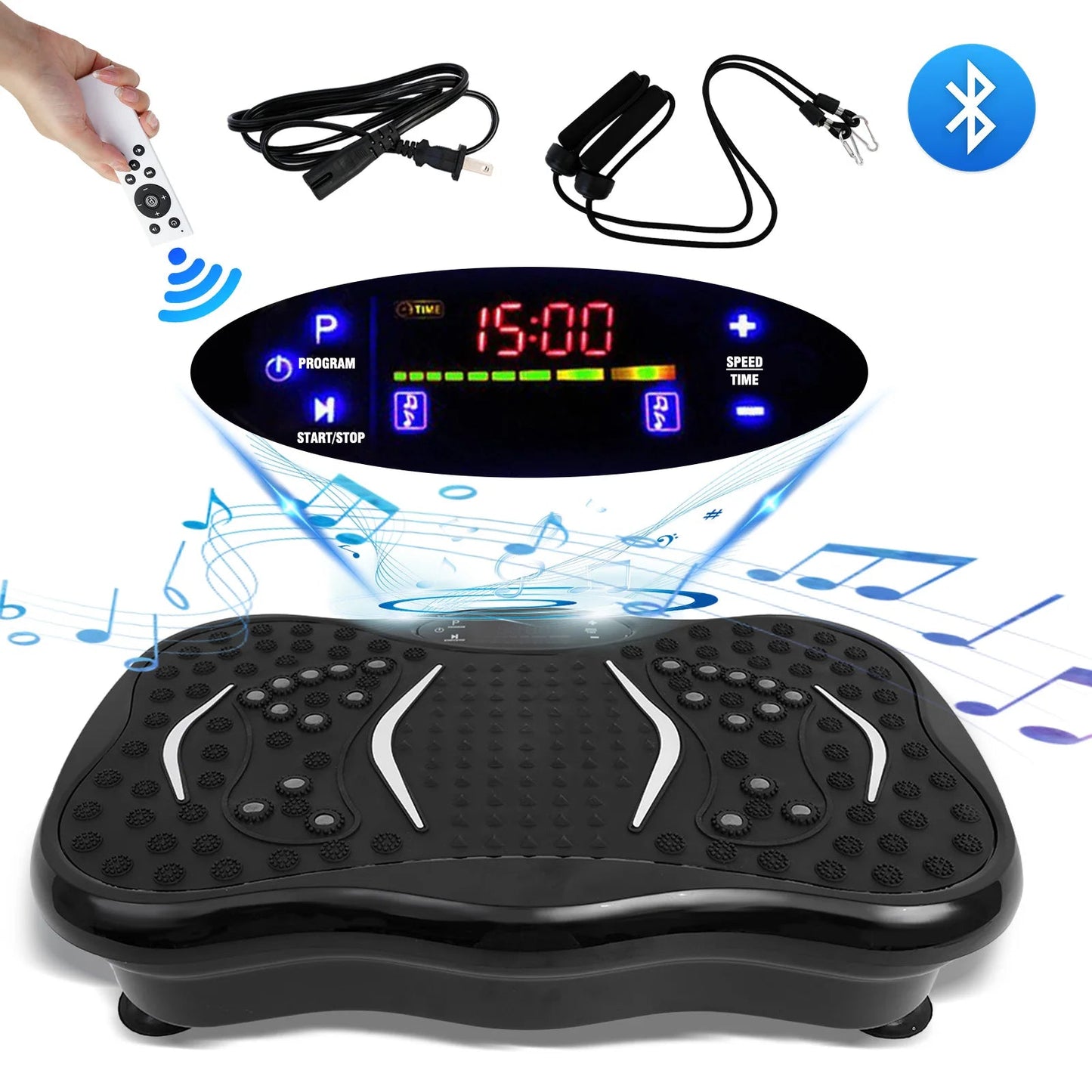 Vibration Plate Exercise Machine Fat-Burning Full Body Workout Power Vibration n Resistance Bands Fitness Equipmen Weight Loss - FitHealthHavenFitHealthHavenFitHealthHaven14:193With Bluetooth;200007763:201336106With BluetoothUnited StatesVibration Plate Exercise Machine Fat-Burning Full Body Workout Power Vibration n Resistance Bands Fitness Equipmen Weight Loss