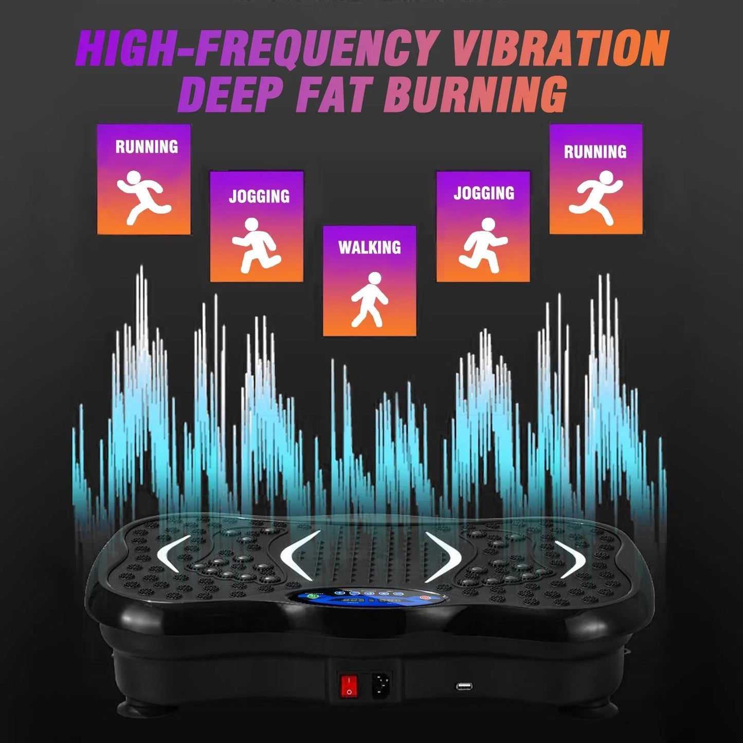 Vibration Plate Exercise Machine Fat-Burning Full Body Workout Power Vibration n Resistance Bands Fitness Equipmen Weight Loss - FitHealthHavenFitHealthHavenFitHealthHaven14:193With Bluetooth;200007763:201336106With BluetoothUnited StatesVibration Plate Exercise Machine Fat-Burning Full Body Workout Power Vibration n Resistance Bands Fitness Equipmen Weight Loss