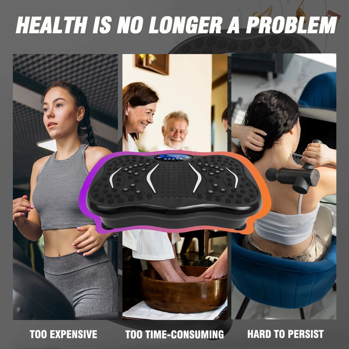 Vibration Plate Exercise Machine Fat-Burning Full Body Workout Power Vibration n Resistance Bands Fitness Equipmen Weight Loss - FitHealthHavenFitHealthHavenFitHealthHaven14:193With Bluetooth;200007763:201336106With BluetoothUnited StatesVibration Plate Exercise Machine Fat-Burning Full Body Workout Power Vibration n Resistance Bands Fitness Equipmen Weight Loss