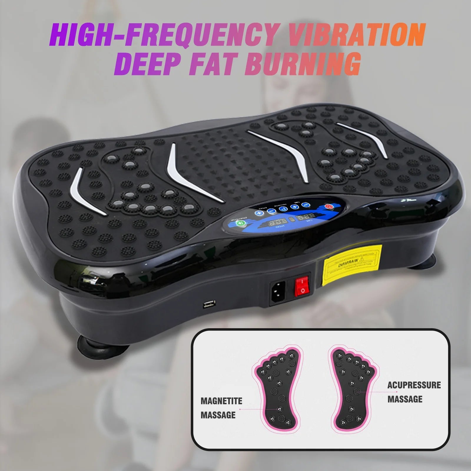 Vibration Plate Exercise Machine Fat-Burning Full Body Workout Power Vibration n Resistance Bands Fitness Equipmen Weight Loss - FitHealthHavenFitHealthHavenFitHealthHaven14:193With Bluetooth;200007763:201336106With BluetoothUnited StatesVibration Plate Exercise Machine Fat-Burning Full Body Workout Power Vibration n Resistance Bands Fitness Equipmen Weight Loss