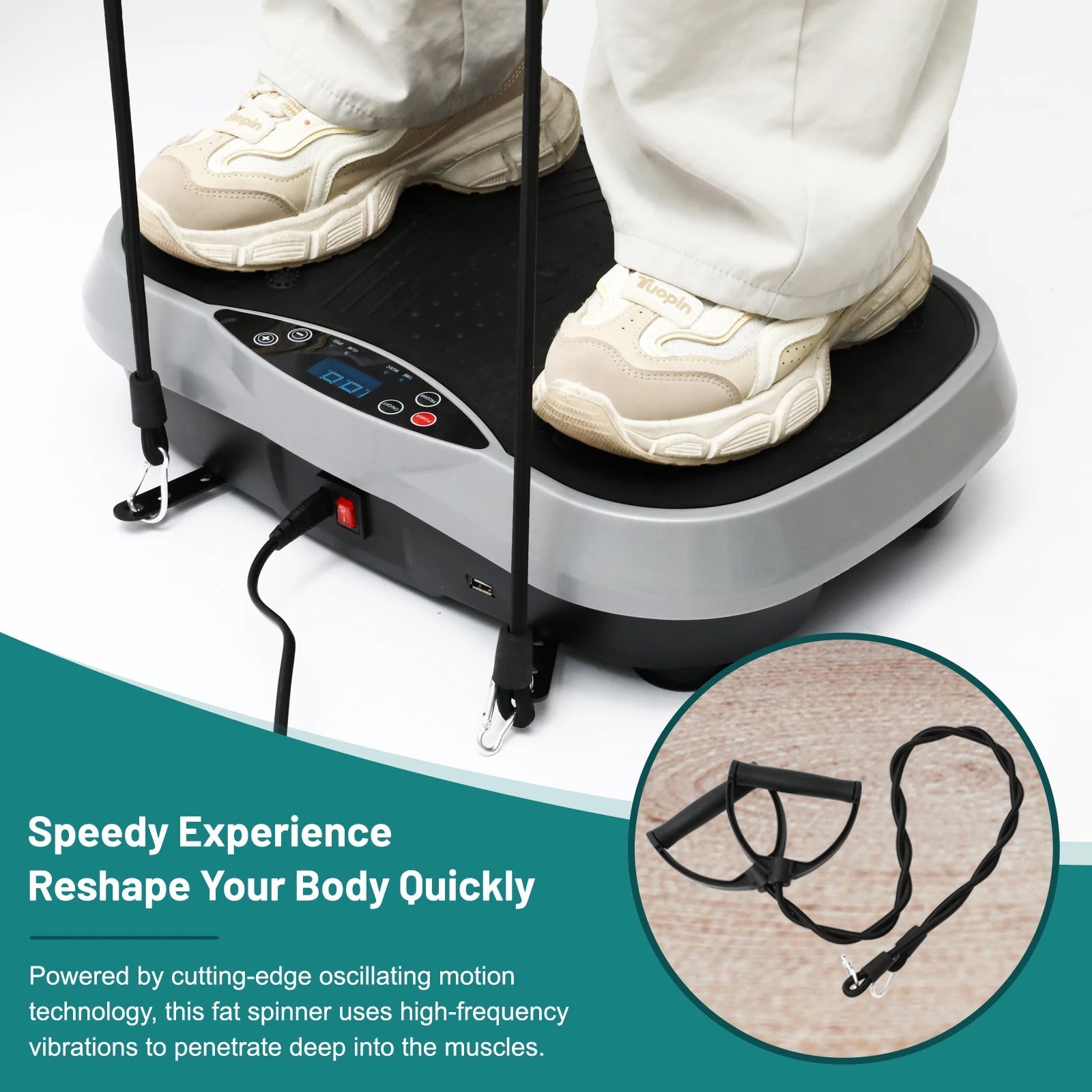 Vibration Plate Exercise Machine Fat-Burning Home Fitness Fat Slinger Shaping Whole Body Workout Portable Fitness Equipment - FitHealthHavenFitHealthHavenFitHealthHaven14:29White Color;200007763:201336106White ColorUnited StatesVibration Plate Exercise Machine Fat-Burning Home Fitness Fat Slinger Shaping Whole Body Workout Portable Fitness Equipment
