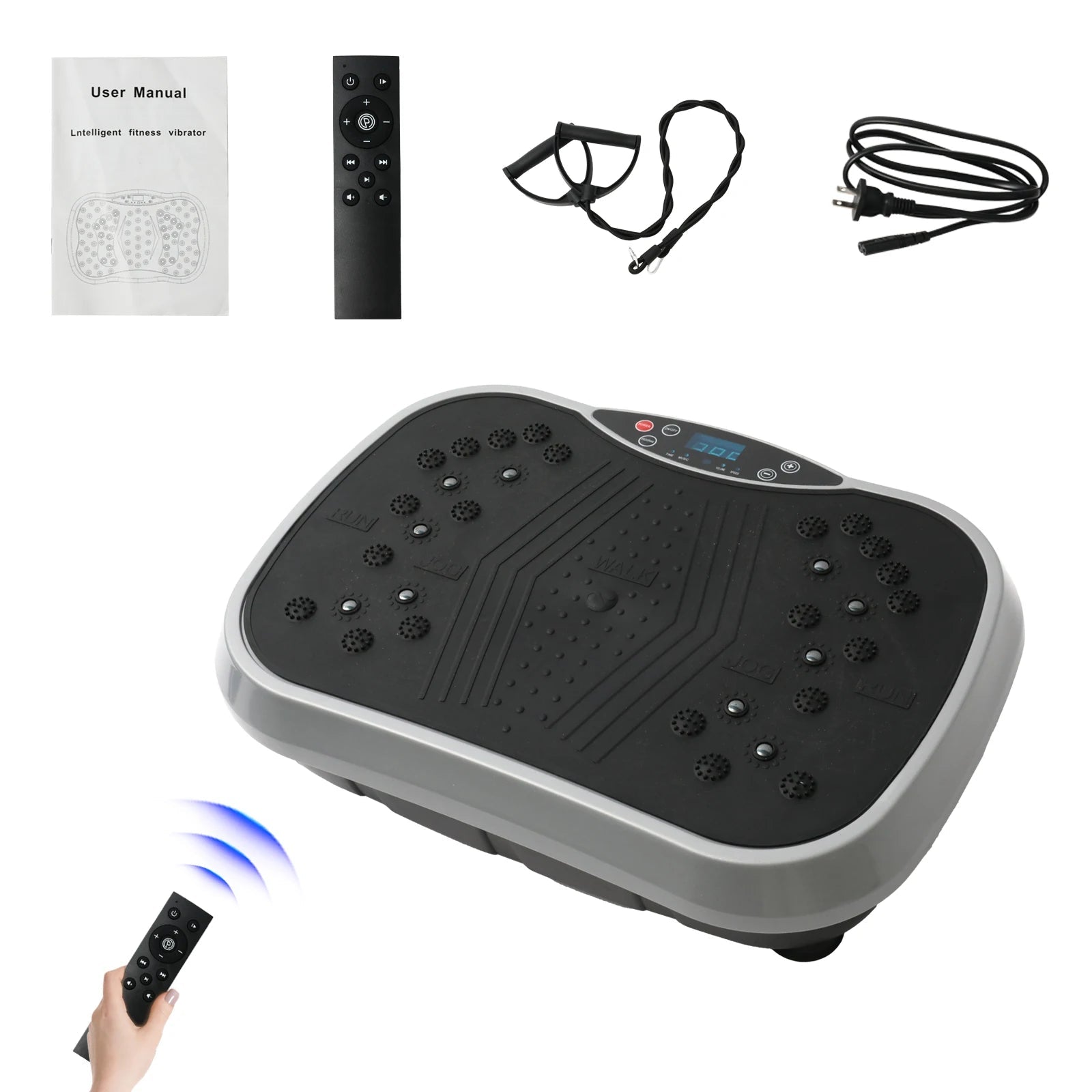 Vibration Plate Exercise Machine Fat-Burning Home Fitness Fat Slinger Shaping Whole Body Workout Portable Fitness Equipment - FitHealthHavenFitHealthHavenFitHealthHaven14:10Silver Black Color;200007763:201336106Silver Black ColorUnited StatesVibration Plate Exercise Machine Fat-Burning Home Fitness Fat Slinger Shaping Whole Body Workout Portable Fitness Equipment