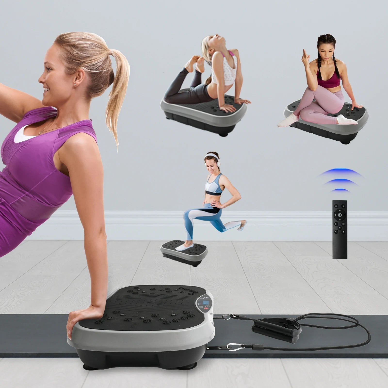 Vibration Plate Exercise Machine Fat-Burning Home Fitness Fat Slinger Shaping Whole Body Workout Portable Fitness Equipment - FitHealthHavenFitHealthHavenFitHealthHaven14:29White Color;200007763:201336106White ColorUnited StatesVibration Plate Exercise Machine Fat-Burning Home Fitness Fat Slinger Shaping Whole Body Workout Portable Fitness Equipment