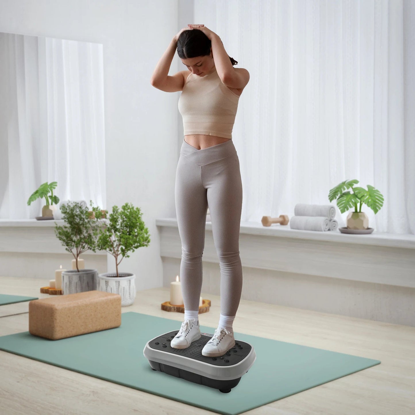 Vibration Plate Exercise Machine Fat-Burning Home Fitness Fat Slinger Shaping Whole Body Workout Portable Fitness Equipment - FitHealthHavenFitHealthHavenFitHealthHaven14:29White Color;200007763:201336106White ColorUnited StatesVibration Plate Exercise Machine Fat-Burning Home Fitness Fat Slinger Shaping Whole Body Workout Portable Fitness Equipment