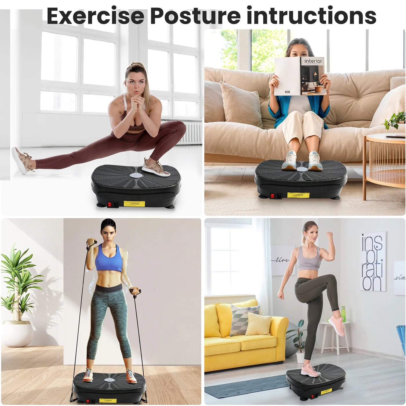 Vibration Plate Exercise Machine Whole Body Workout Power Vibration Shake Platform Fitness Lazy Slimming Resistance Bands - FitHealthHavenFitHealthHavenFitHealthHaven200007763:201336106United StatesVibration Plate Exercise Machine Whole Body Workout Power Vibration Shake Platform Fitness Lazy Slimming Resistance Bands