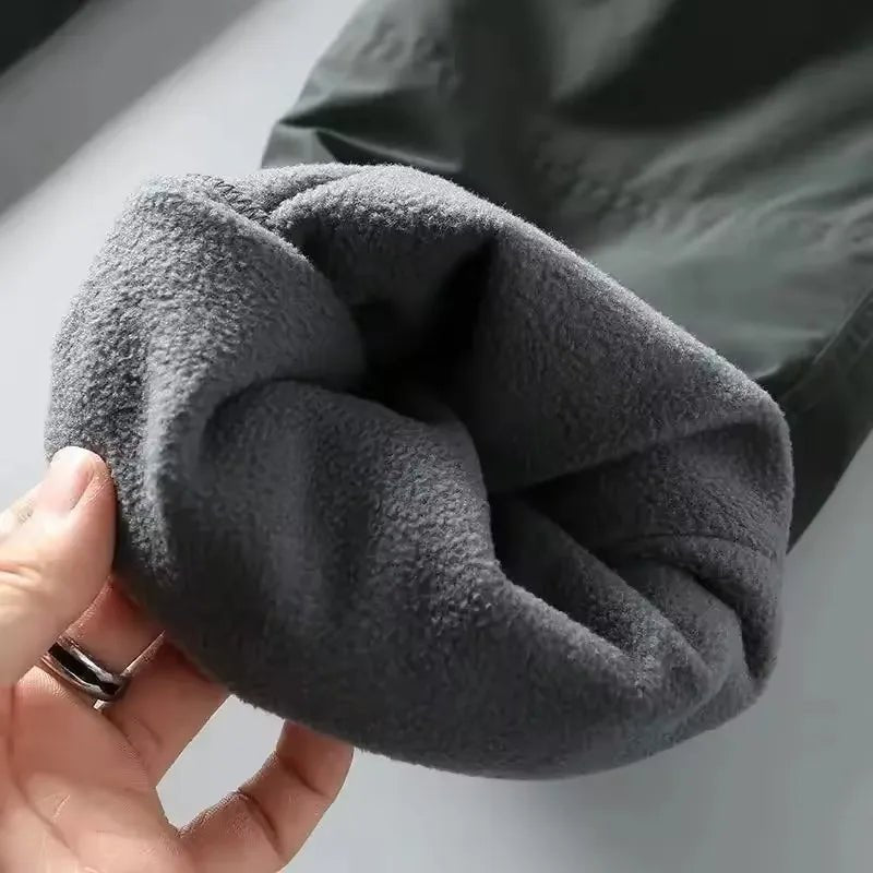 Waterproof Windproof Fleece-Lined Outdoor Pants Men's Straight-Leg Casual Trousers With Multiple Pockets For Winter - FitHealthHavenFitHealthHavenFitHealthHaven14:350850Camcel;5:361385CamcelLWaterproof Windproof Fleece-Lined Outdoor Pants Men's Straight-Leg Casual Trousers With Multiple Pockets For Winter