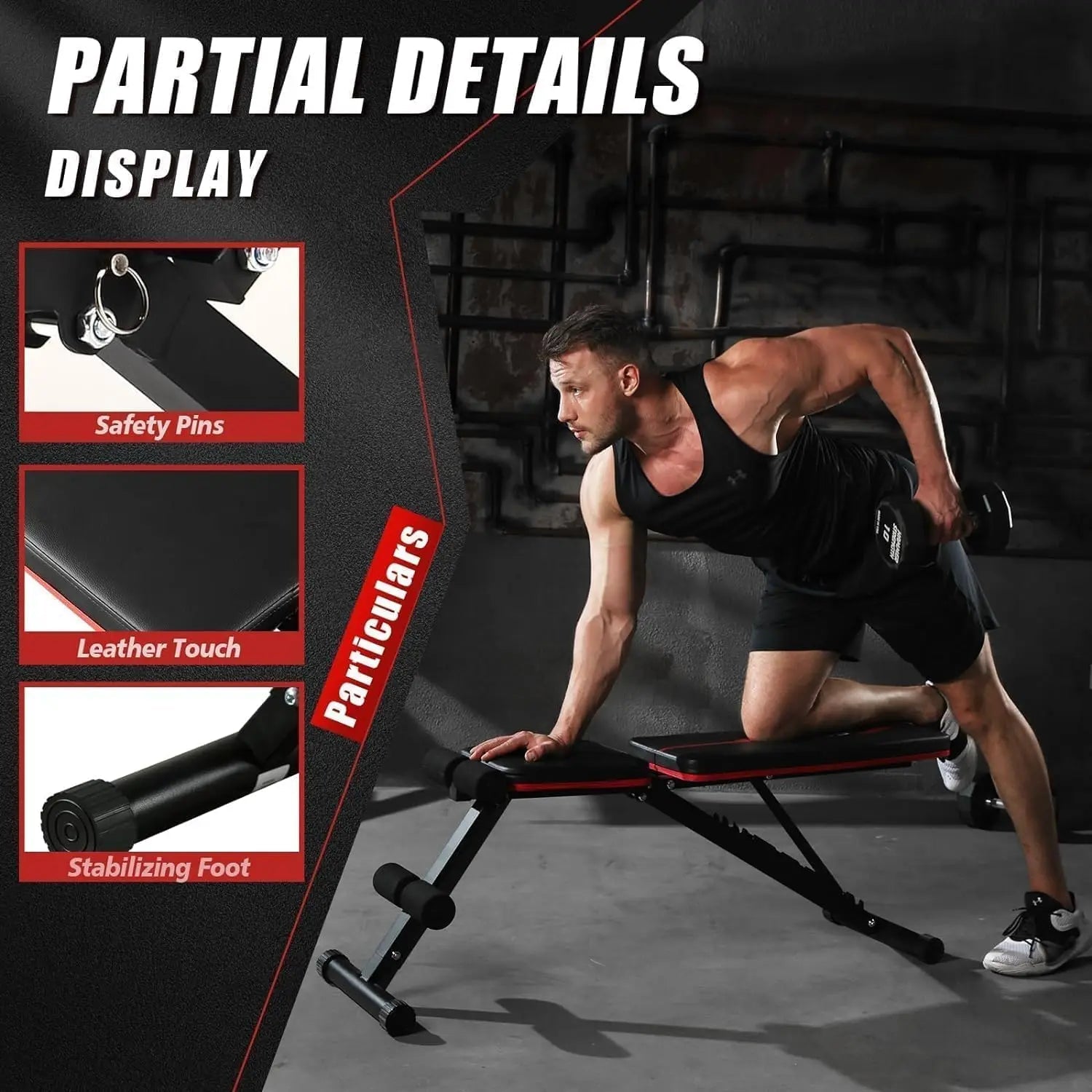 Weight Bench Press, Adjustable Workout Benches for Home Gym Dumbbell Exercise, 800 LB Stable Incline Decline Bench for Full Body - FitHealthHavenFitHealthHavenFitHealthHaven14:771Classic Black;200007763:201336106United StatesClassic BlackWeight Bench Press, Adjustable Workout Benches for Home Gym Dumbbell Exercise, 800 LB Stable Incline Decline Bench for Full Body