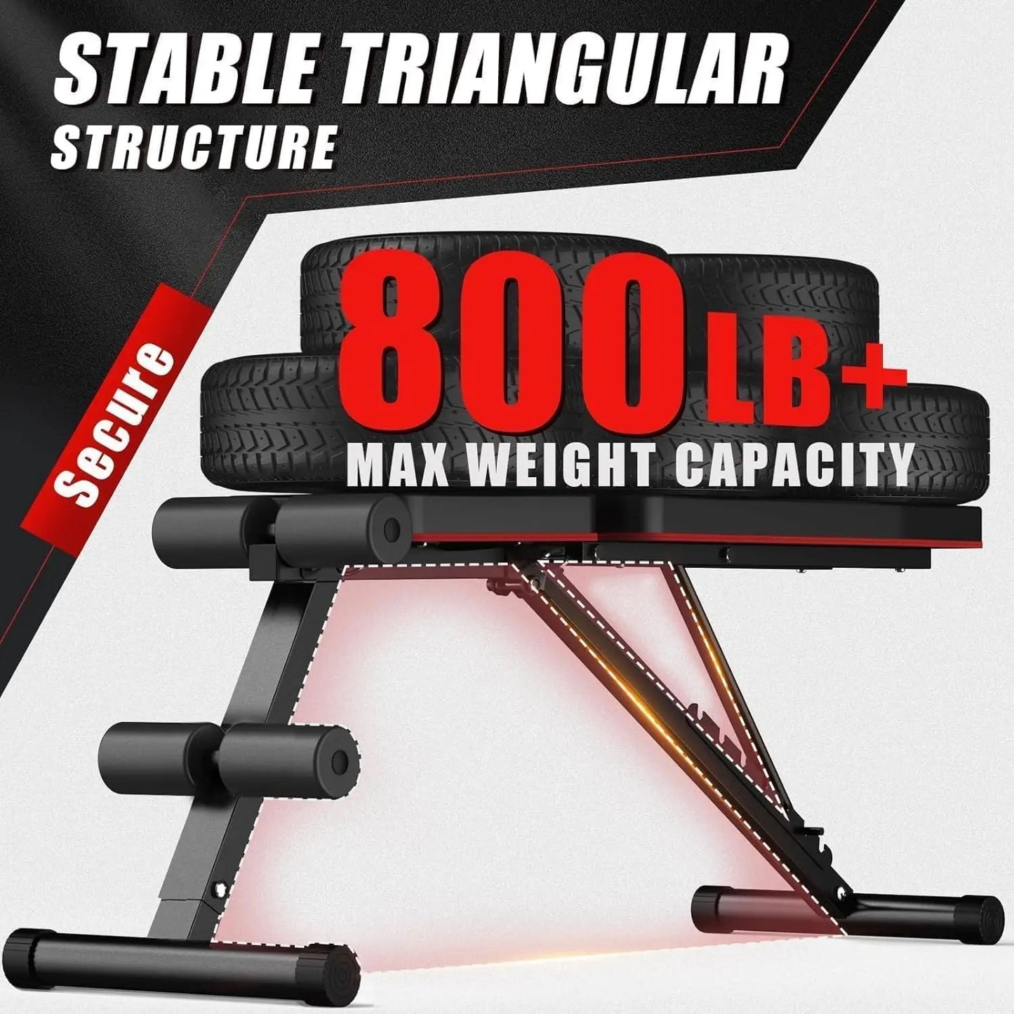 Weight Bench Press, Adjustable Workout Benches for Home Gym Dumbbell Exercise, 800 LB Stable Incline Decline Bench for Full Body - FitHealthHavenFitHealthHavenFitHealthHaven14:771Classic Black;200007763:201336106United StatesClassic BlackWeight Bench Press, Adjustable Workout Benches for Home Gym Dumbbell Exercise, 800 LB Stable Incline Decline Bench for Full Body