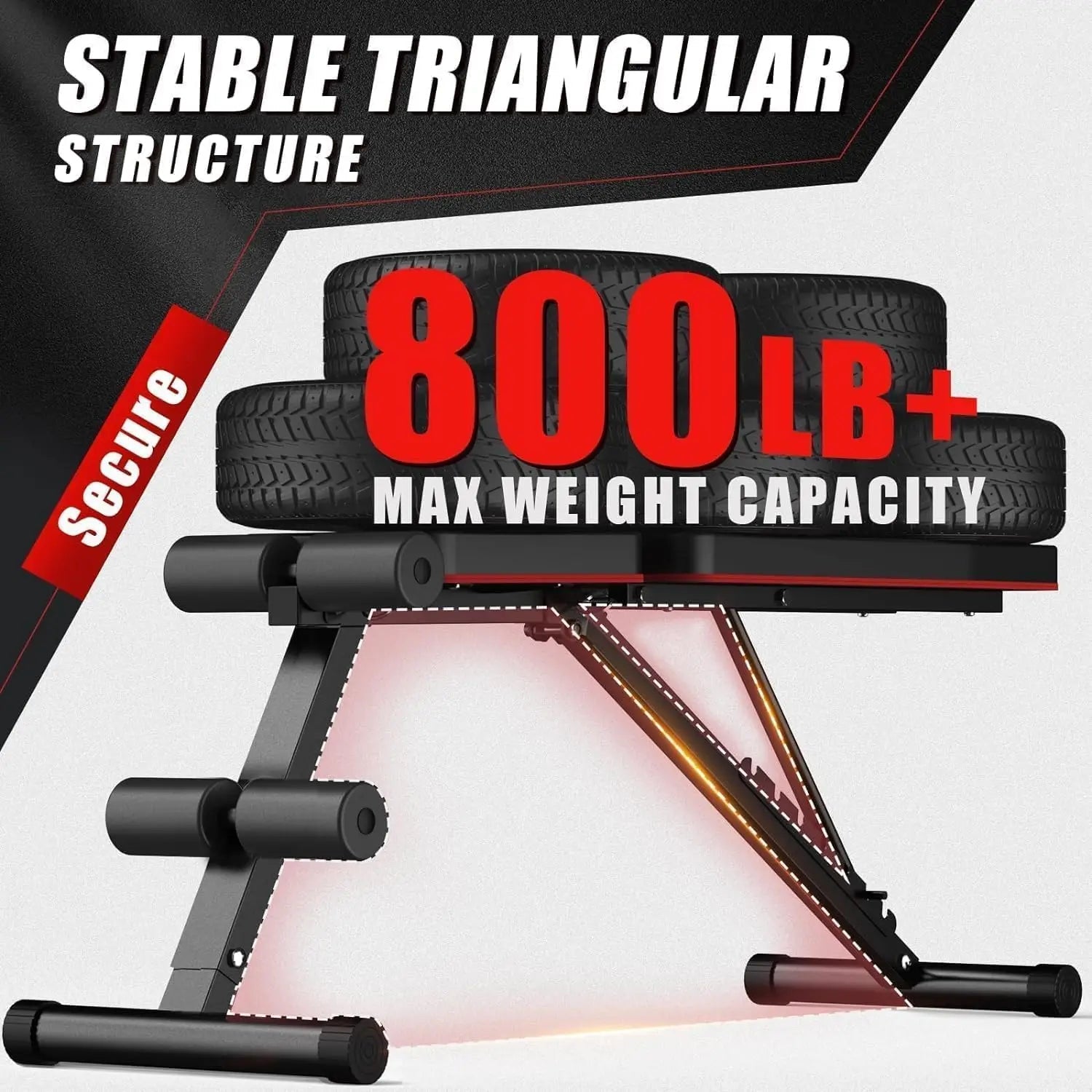 Weight Bench Press, Adjustable Workout Benches for Home Gym Dumbbell Exercise, 800 LB Stable Incline Decline Bench for Full Body - FitHealthHavenFitHealthHavenFitHealthHaven14:771Classic Black;200007763:201336106United StatesClassic BlackWeight Bench Press, Adjustable Workout Benches for Home Gym Dumbbell Exercise, 800 LB Stable Incline Decline Bench for Full Body