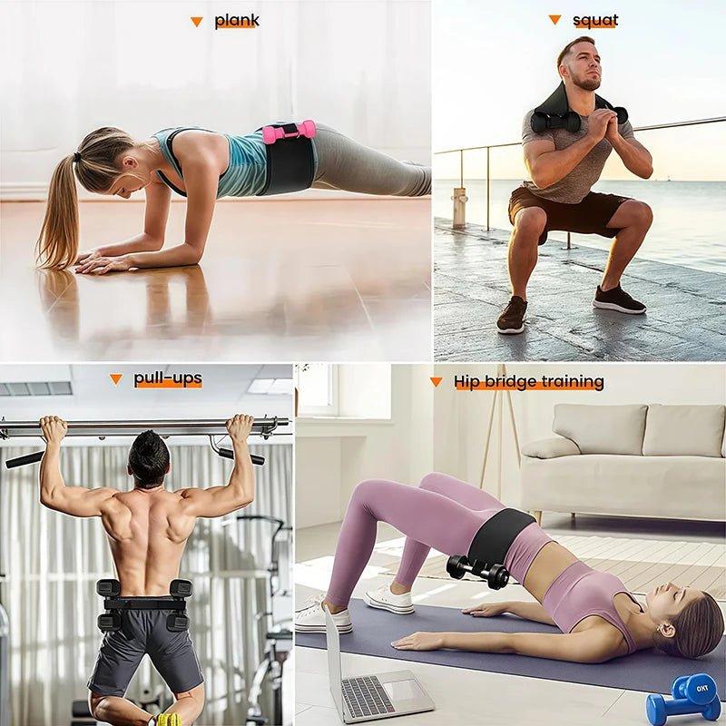 Weightlifting Hip Bridge Belt Weight Training Plank Squats Assist Straps Dumbbell Load Hip Protection Workout Assist Belt - FitHealthHavenFitHealthHavenFitHealthHaven14:193blackblackWeightlifting Hip Bridge Belt Weight Training Plank Squats Assist Straps Dumbbell Load Hip Protection Workout Assist Belt