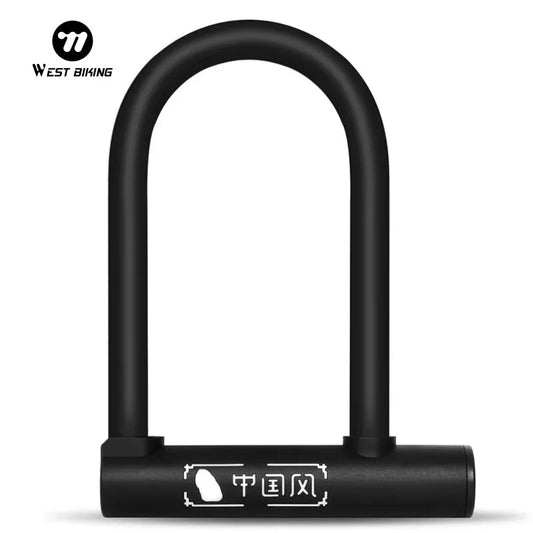 WEST BIKING Bicycle U Lock Anti-theft MTB Road Mountain Bike Lock Bicycle Accessories U-Locks Cycling Steel Security Bike Locks - FitHealthHavenFitHealthHavenFitHealthHaven14:193blackWEST BIKING Bicycle U Lock Anti-theft MTB Road Mountain Bike Lock Bicycle Accessories U-Locks Cycling Steel Security Bike Locks