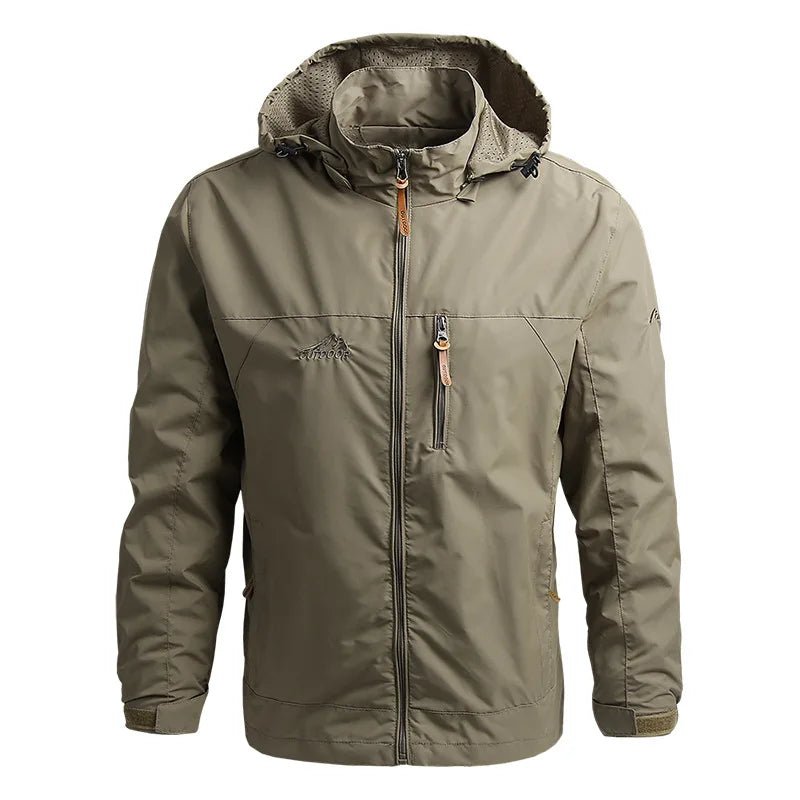 Windbreaker Men Tactical Jacket Waterproof Outdoor Hooded Coat Sports Military European Size S-5XL Field Climbing Thin Outwear - FitHealthHavenFitHealthHavenFitHealthHaven14:200001438;200370261:581452131;5:361386KhakiMPack of 1Windbreaker Men Tactical Jacket Waterproof Outdoor Hooded Coat Sports Military European Size S-5XL Field Climbing Thin Outwear