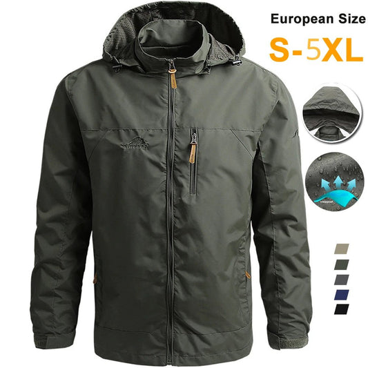 Windbreaker Men Tactical Jacket Waterproof Outdoor Hooded Coat Sports Military European Size S-5XL Field Climbing Thin Outwear - FitHealthHavenFitHealthHavenFitHealthHaven14:200004889;200370261:581452131;5:4182army greenXXLPack of 1Windbreaker Men Tactical Jacket Waterproof Outdoor Hooded Coat Sports Military European Size S-5XL Field Climbing Thin Outwear