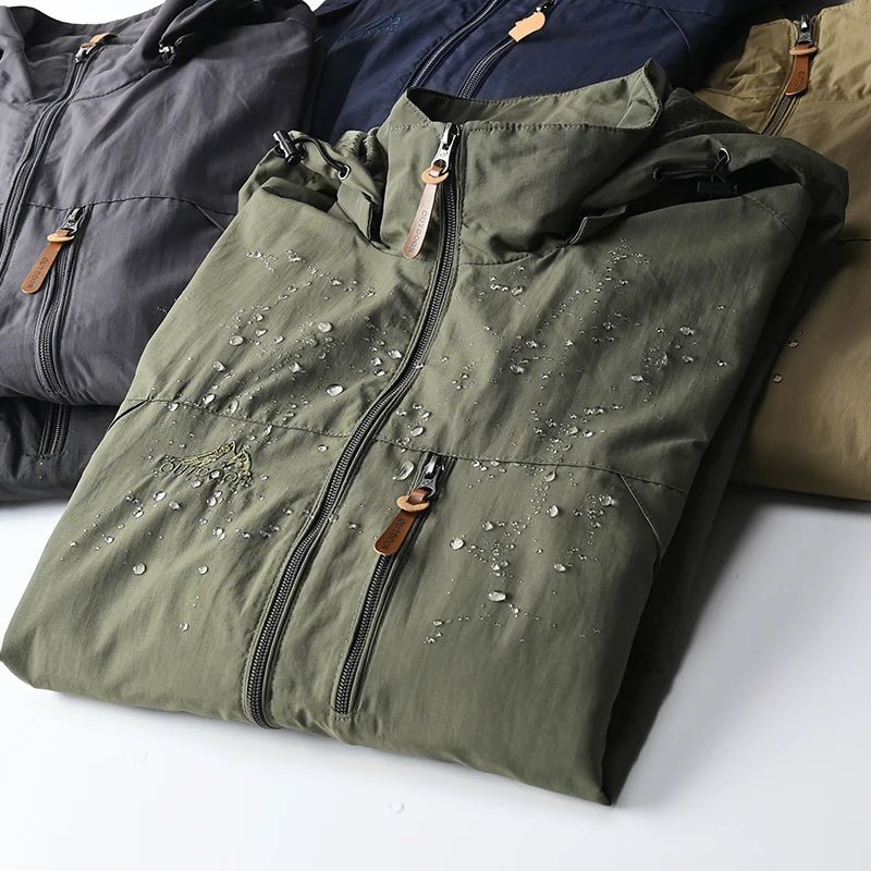 Windbreaker Men Tactical Jacket Waterproof Outdoor Hooded Coat Sports Military European Size S-5XL Field Climbing Thin Outwear - FitHealthHavenFitHealthHavenFitHealthHaven14:200004889;200370261:581452131;5:4182army greenXXLPack of 1Windbreaker Men Tactical Jacket Waterproof Outdoor Hooded Coat Sports Military European Size S-5XL Field Climbing Thin Outwear