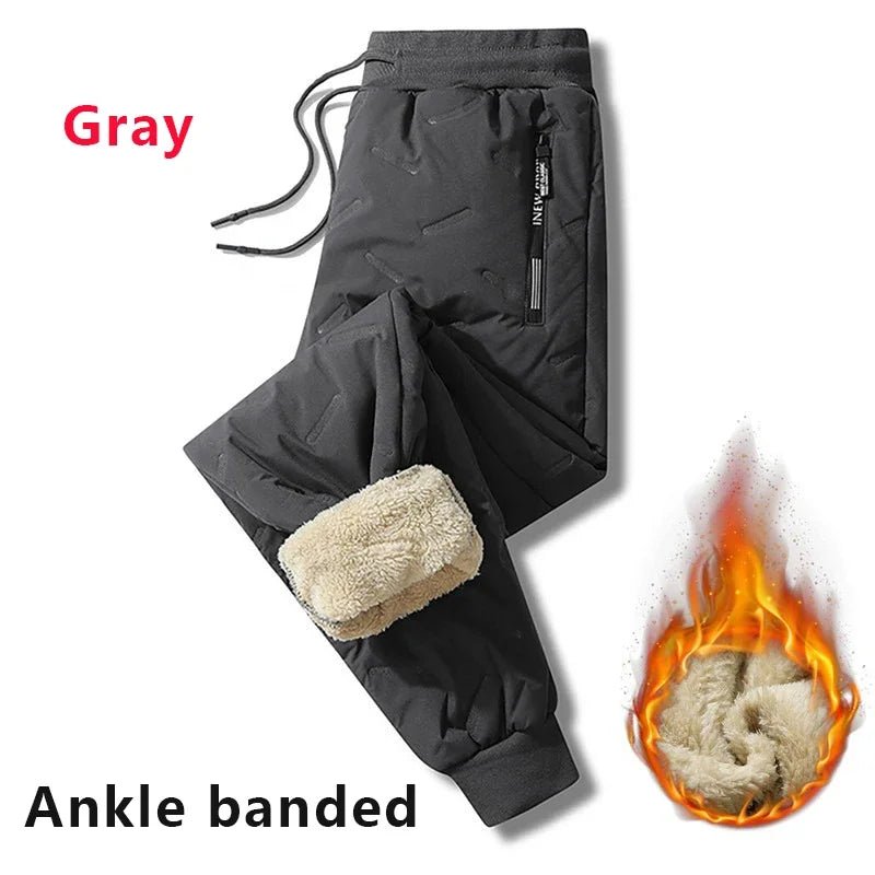 Winter Sweatwear Men Plush Thick Fleece Sweatpant Lambswool Thermal Trousers Casual Pants Waterproof Windproof Warm Cotton Pants - FitHealthHavenFitHealthHavenFitHealthHaven14:193Gray-Pencil pants;5:200005259Asian 6XL(85-110Kg)Gray-Pencil pantsAsian 6XL(85-110Kg)Winter Sweatwear Men Plush Thick Fleece Sweatpant Lambswool Thermal Trousers Casual Pants Waterproof Windproof Warm Cotton Pants
